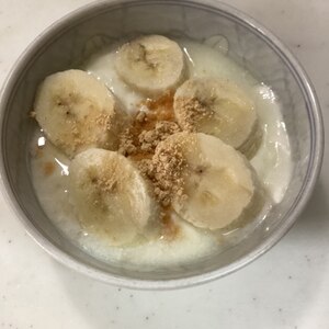 冷凍バナナヨーグルト